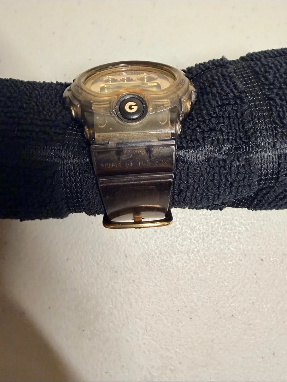 Casio Baby-G BG-6901 Translucent Gold-Tone Digital Sport Watch